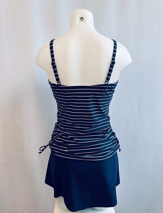 BS Navy Corded Nautical Tankini