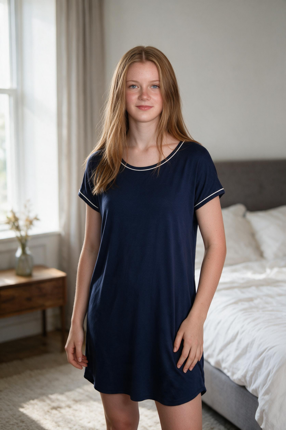 Sleep Shirt Navy