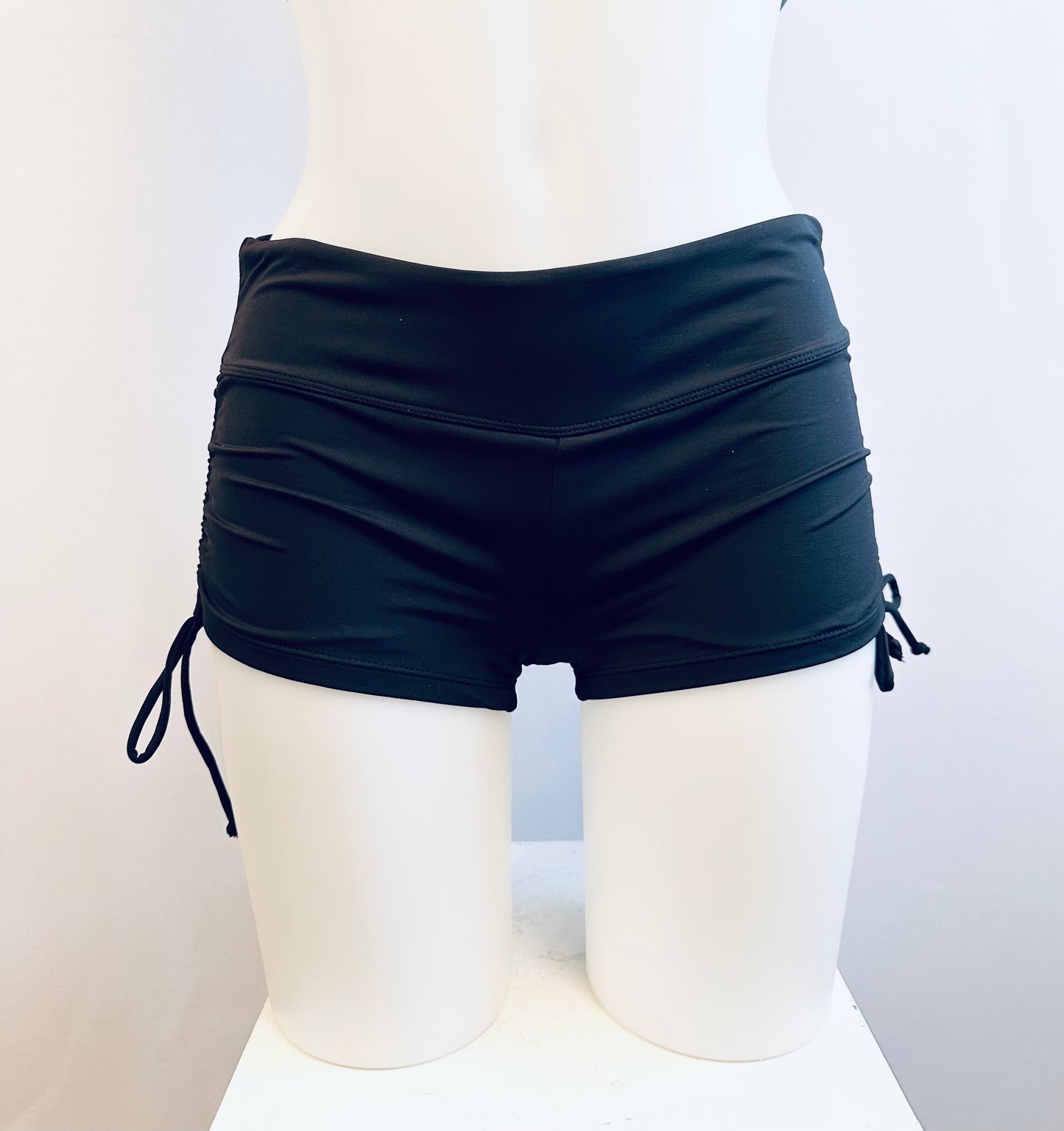BS Black Swim Shorts with Adjustable Sides