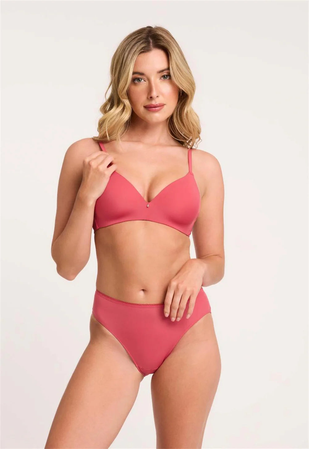 Montelle 9317 Wire-Free T-Shirt Bra in Spiced Coral