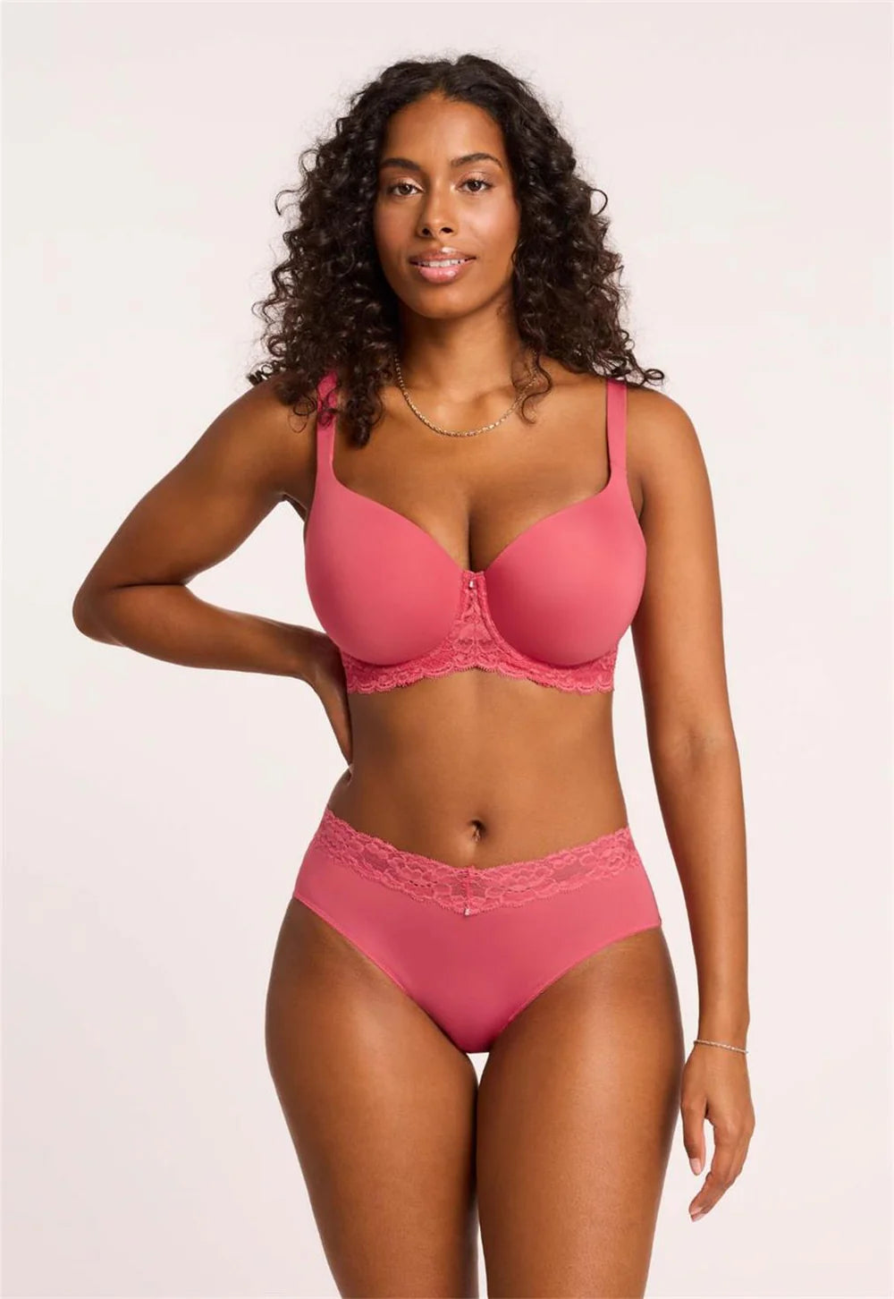 Montelle 9320 Pure Plus Full Coverage T-Shirt Bra in Spiced Coral