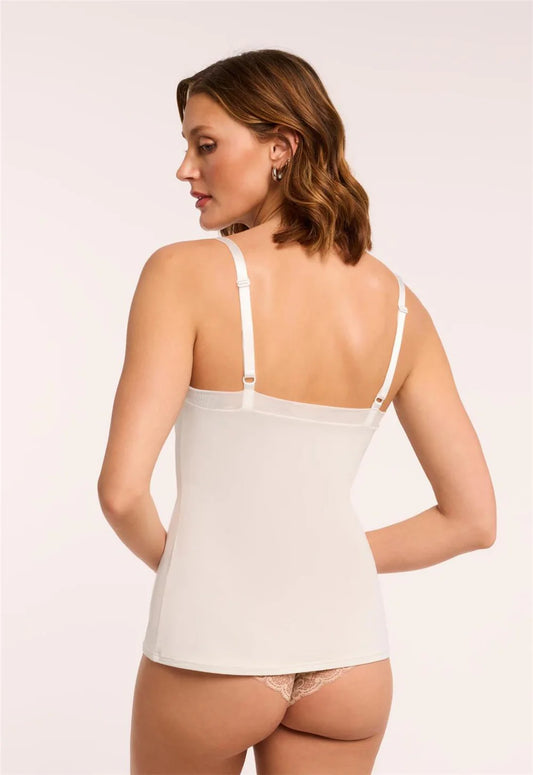 Montelle 9504 Camisole Slip in Pearl