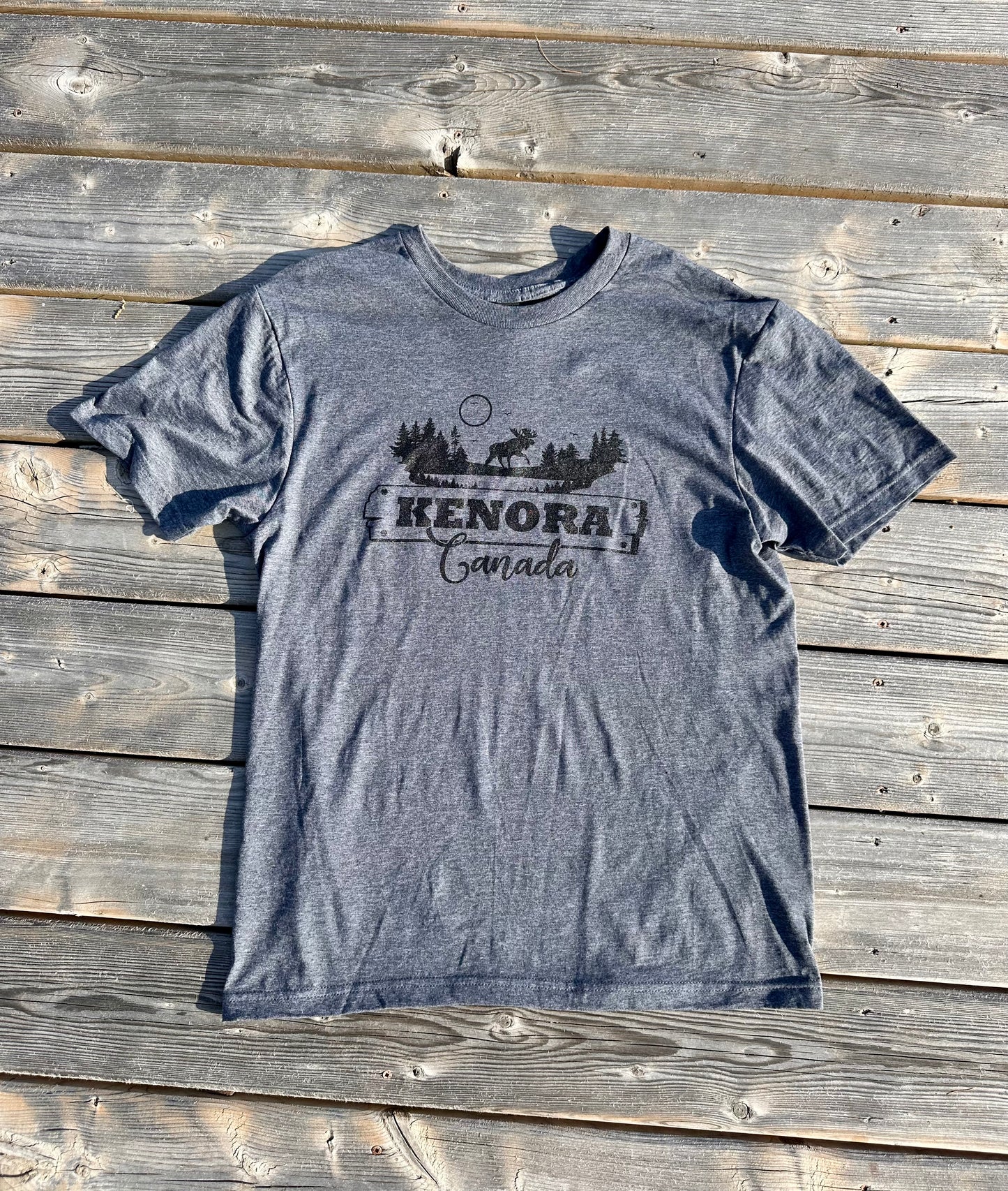 Moose Kenora Canada in dark Heather Grey