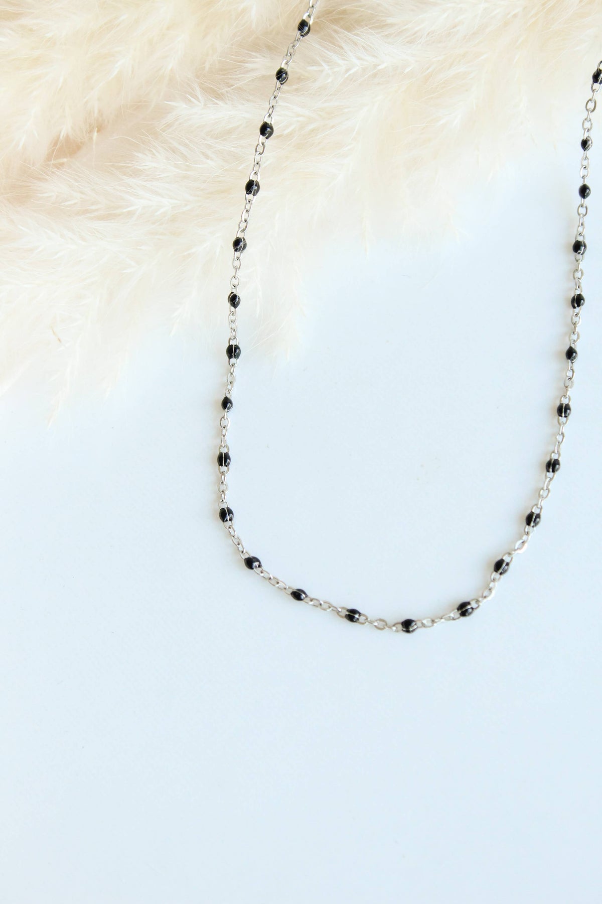 Beaded Dallas Necklace: Gold
