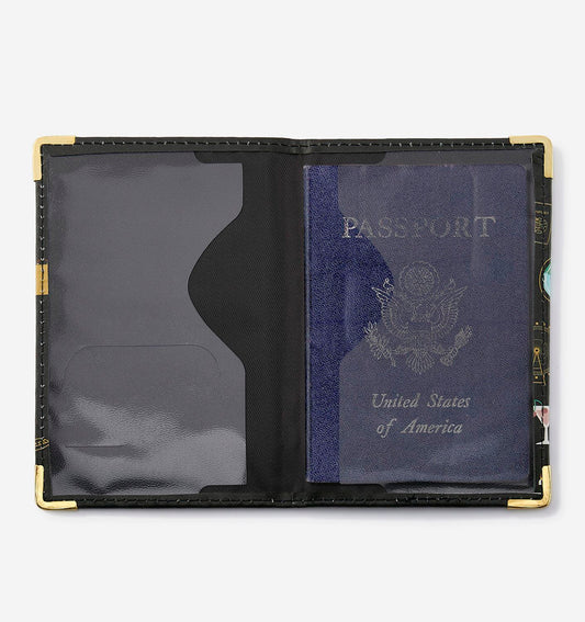 Black Adventure Awaits Passport Cover