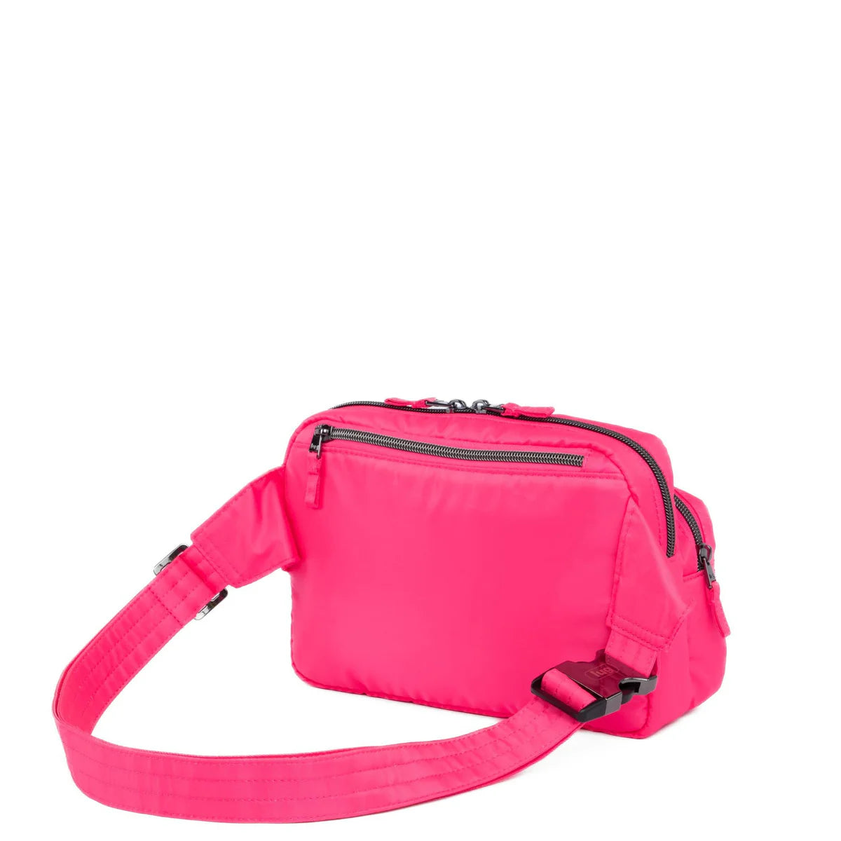 LUG Double Back Belt Bag in Magenta