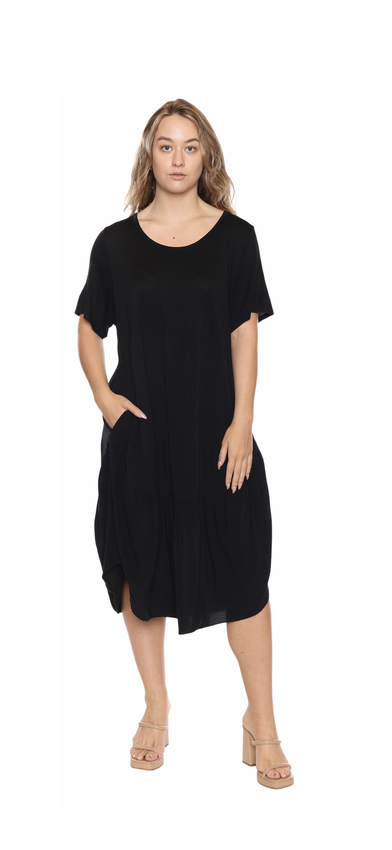 Sorella Black Dress with Pockets