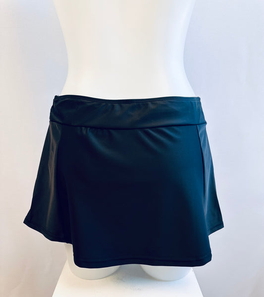 BS Black Swim Skirt with Bikini Bottom