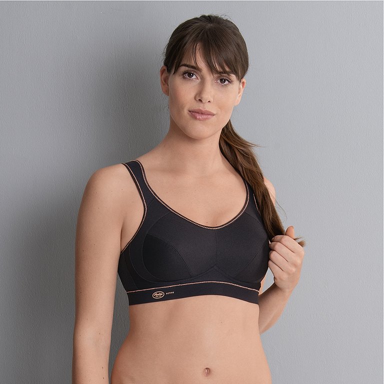 Anita 5527 Extreme Control Sports Bra in Black/Gold