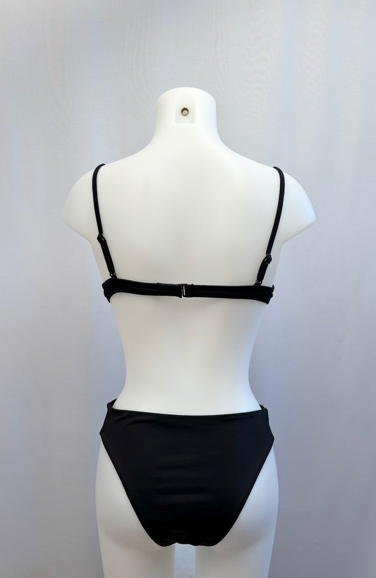 BS Swimwear Black Underwire Push Up Top