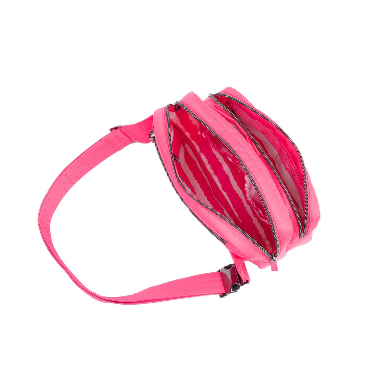 LUG Double Back Belt Bag in Magenta