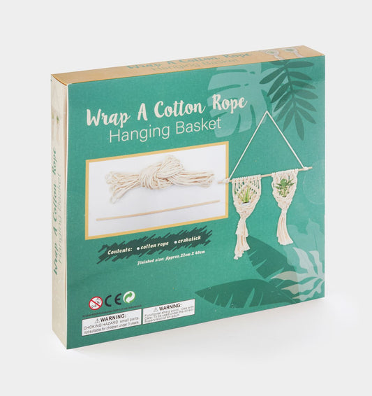 DIY Macrame Hanging Plant Holder Kit