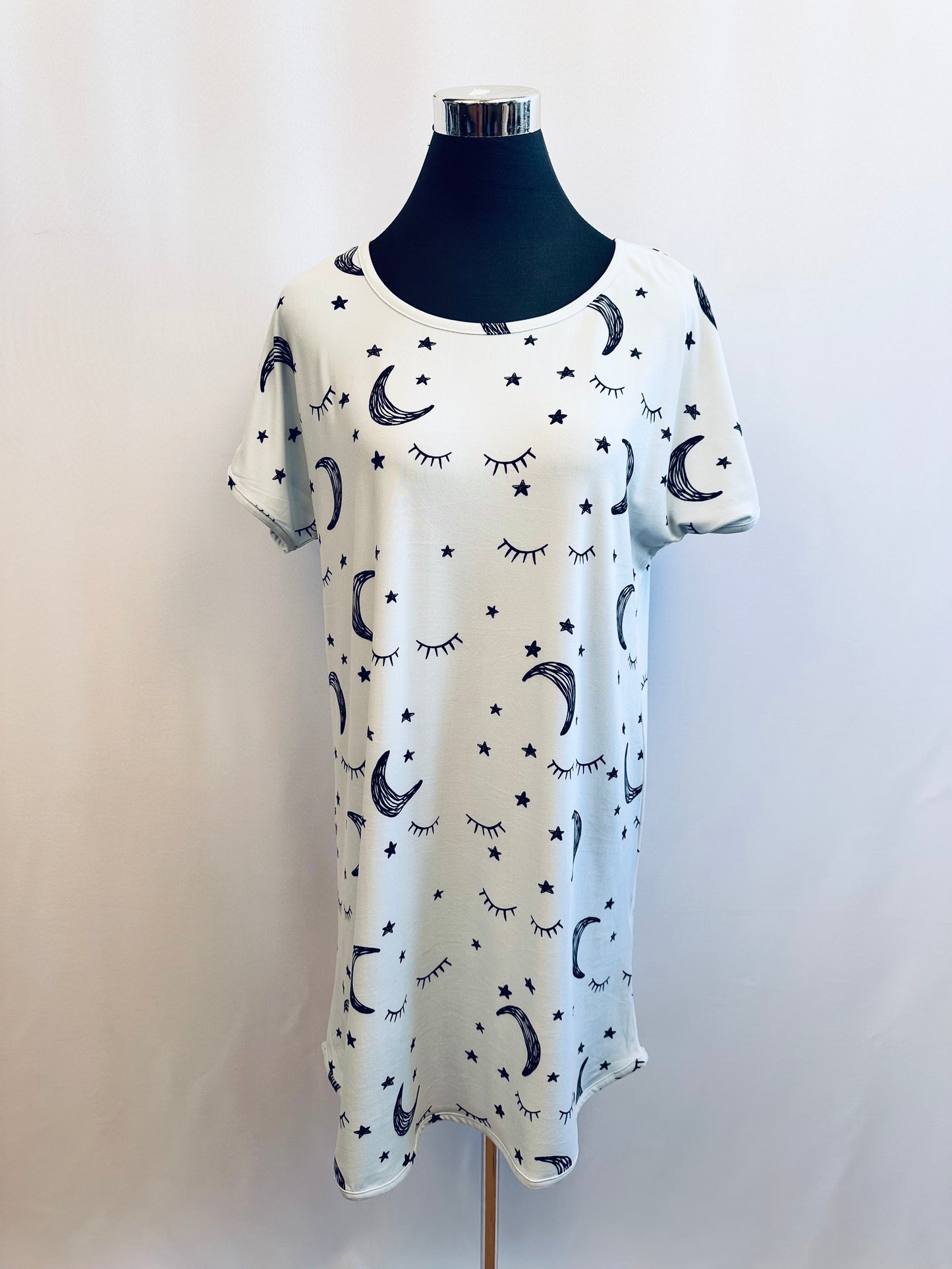 Sleep Shirt Blue Moons