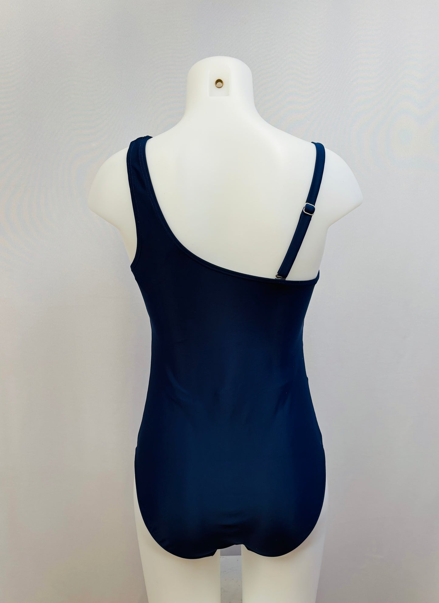 Yummie Navy One Shoulder One Piece Swimsuit