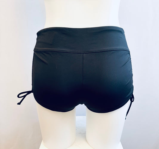 BS Black Swim Shorts with Adjustable Sides