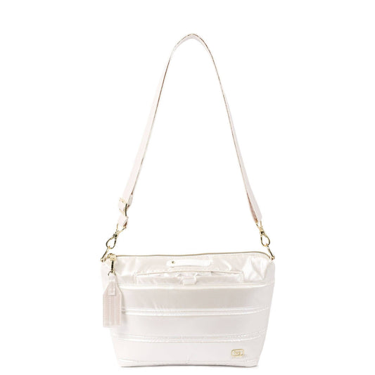 Flare 2 Crossbody Bag with Puller: METALLIC DIAMOND