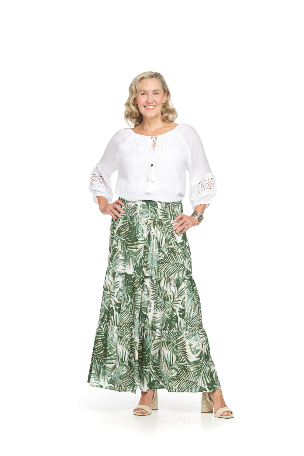 SALE Papillon PS18916 Leaf Convertible Maxi Dress/Skirt