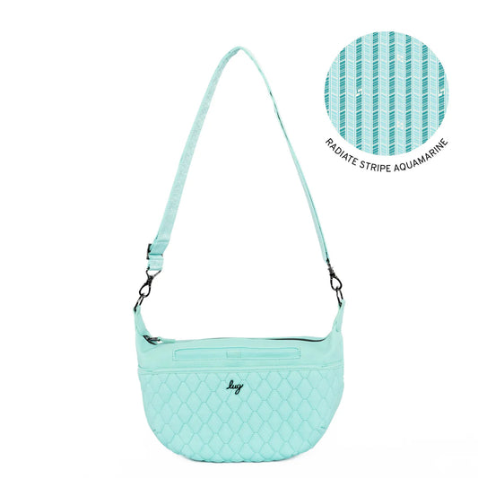 LUG Bolero Matte Luxe VL Crossbody Bag in Aquamarine