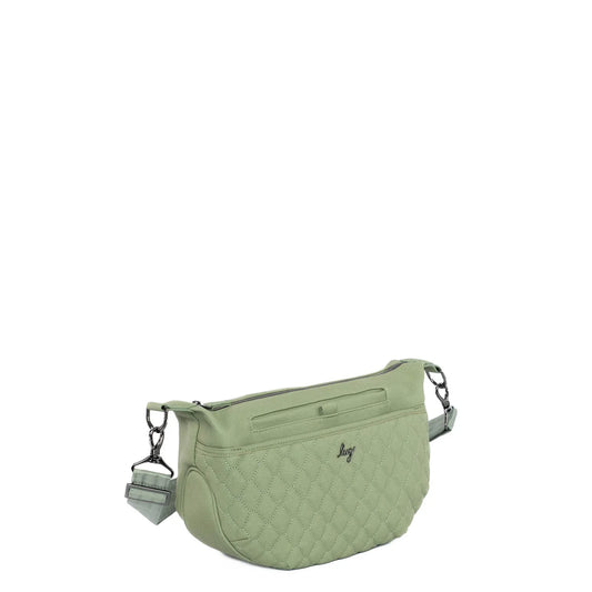 LUG Bolero Matte Luxe VL Crossbody Bag in Sage Green