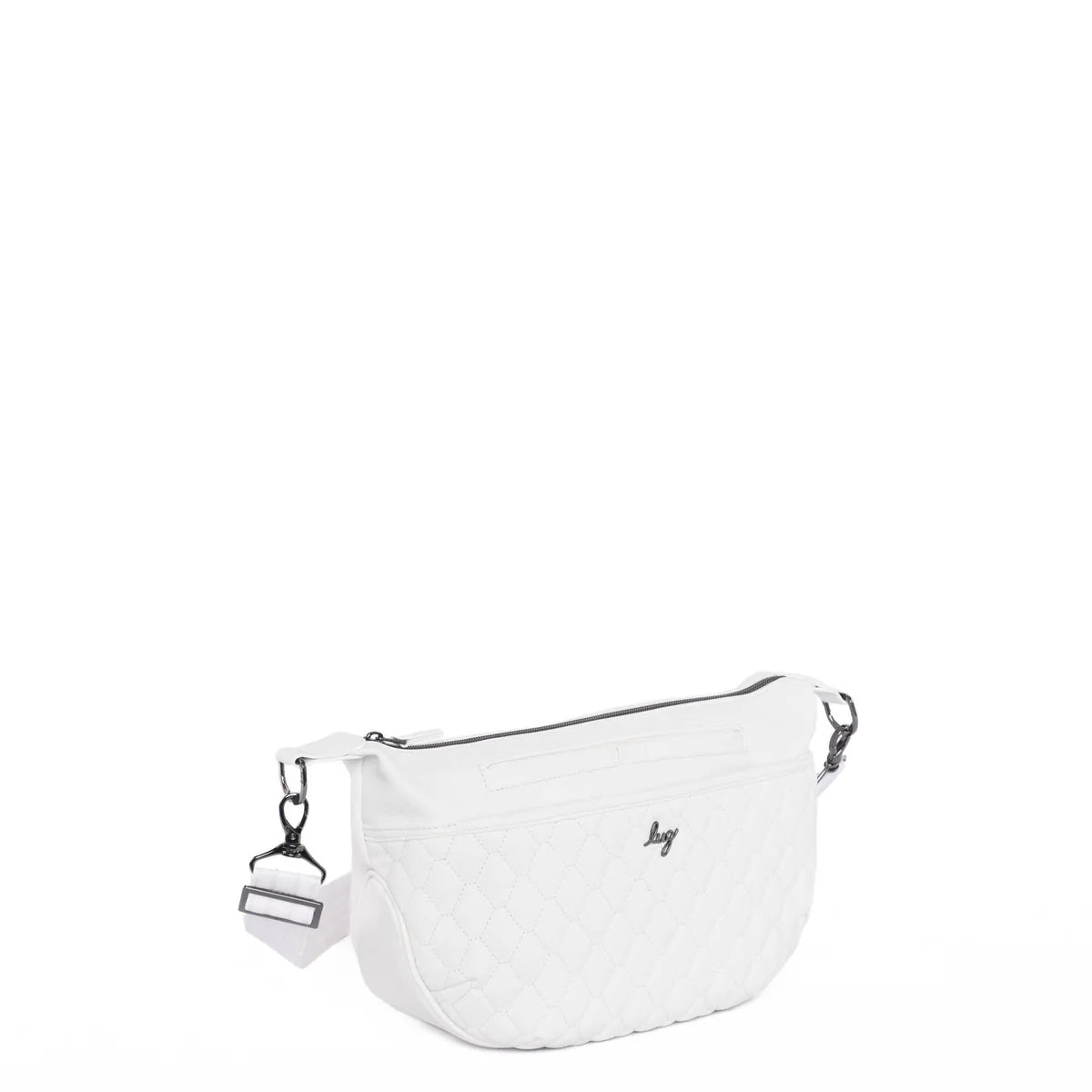 LUG Bolero Matte Luxe VL Crossbody Bag in White