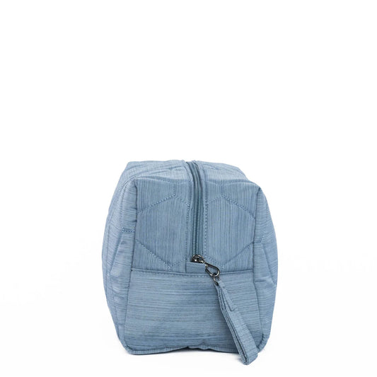 LUG Bumper Cosmetic Case in Brushed Blue Moon