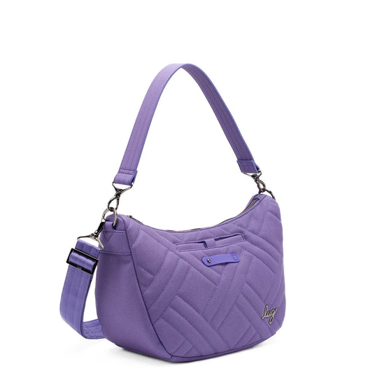 LUG Harmony Matte Luxe VL Crossbody Bag in Amethyst Purple