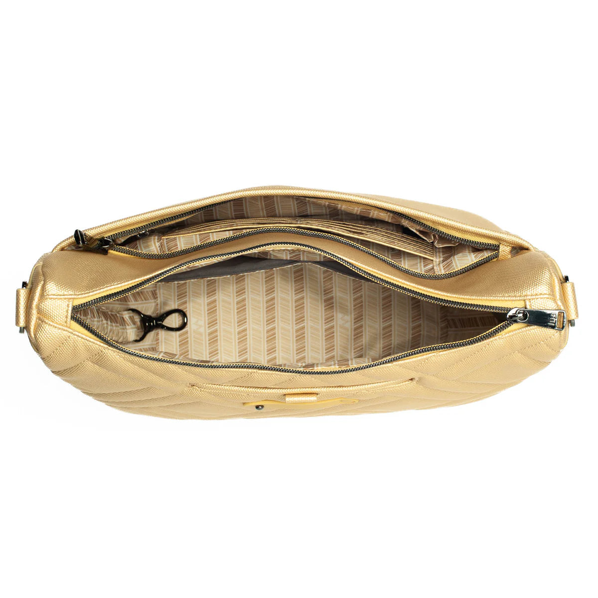LUG Harmony Matte Luxe VL Crossbody Bag in Gold
