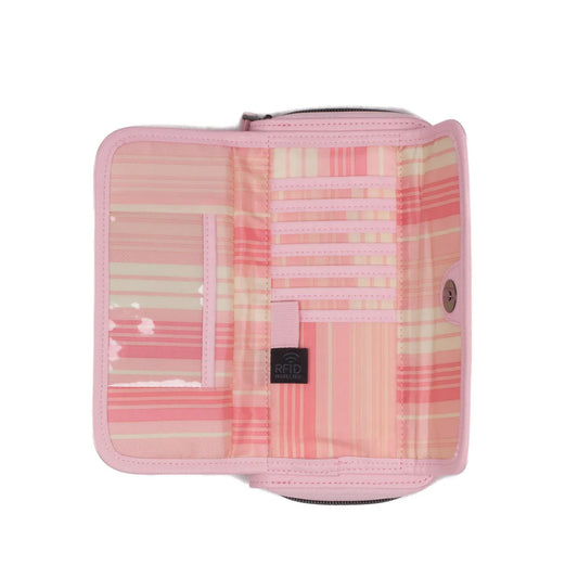 LUG Kickflip Love Satin Luxe VL RFID Wallet Bubble Pink