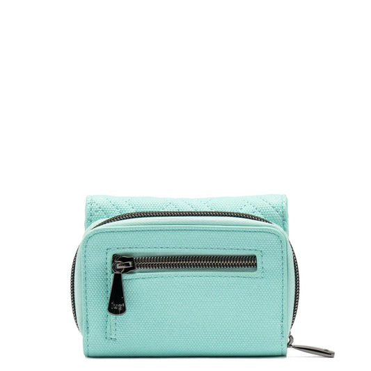 LUG Pedicab Matte Luxe VL RFID Wallet in Aquamarine