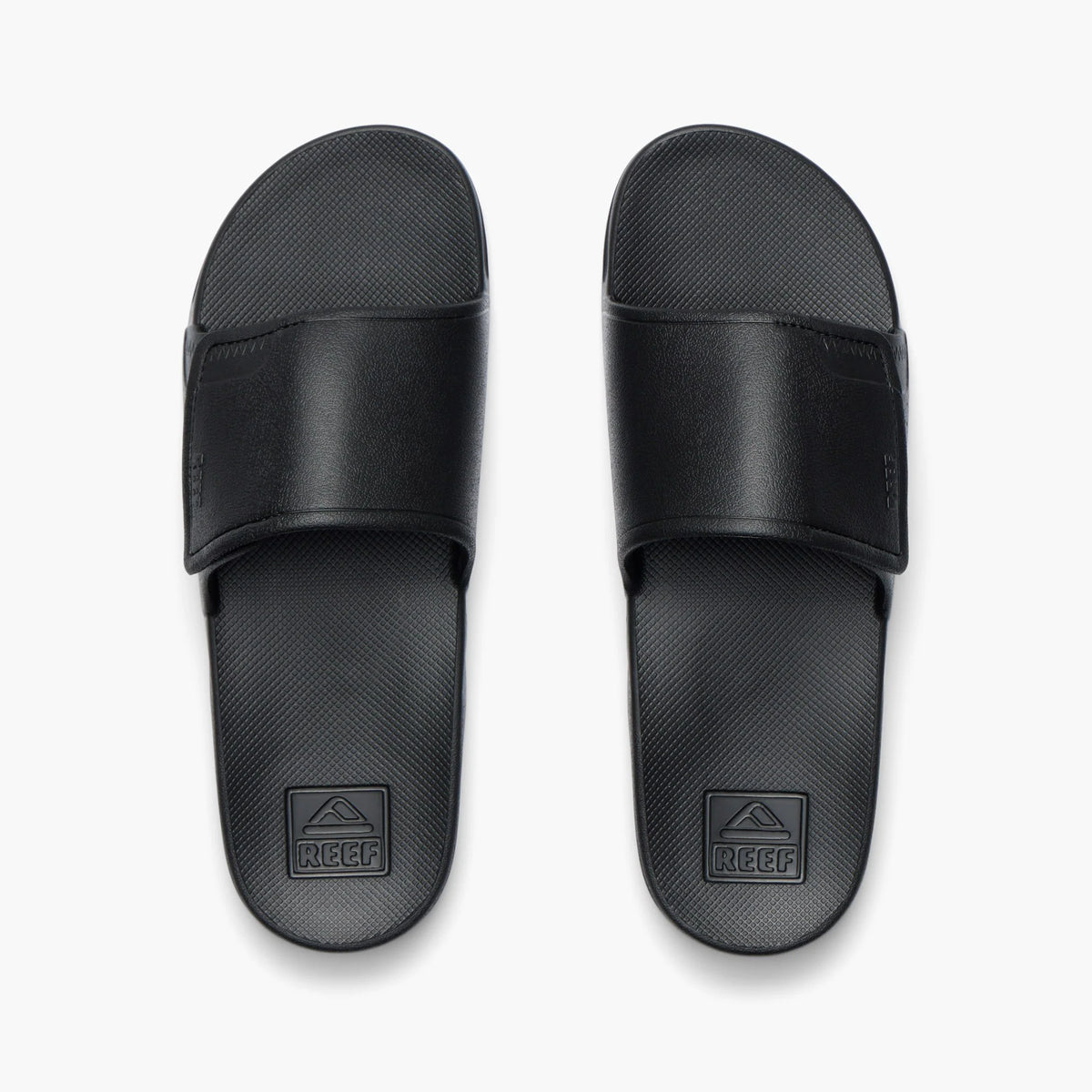 REEF Men's Black Fanning Slide h20