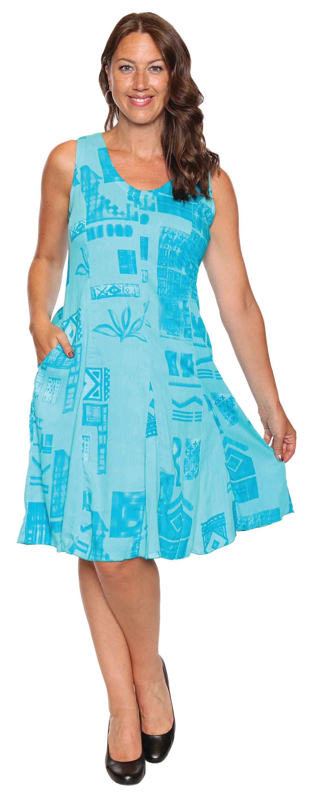 Papa Whispering Shamrock Midi Dress