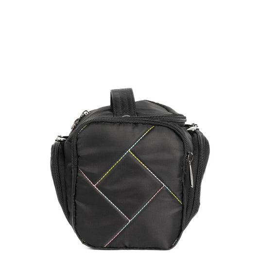 LUG Trolley Medium Cosmetic Case in Black Icepop Stitch