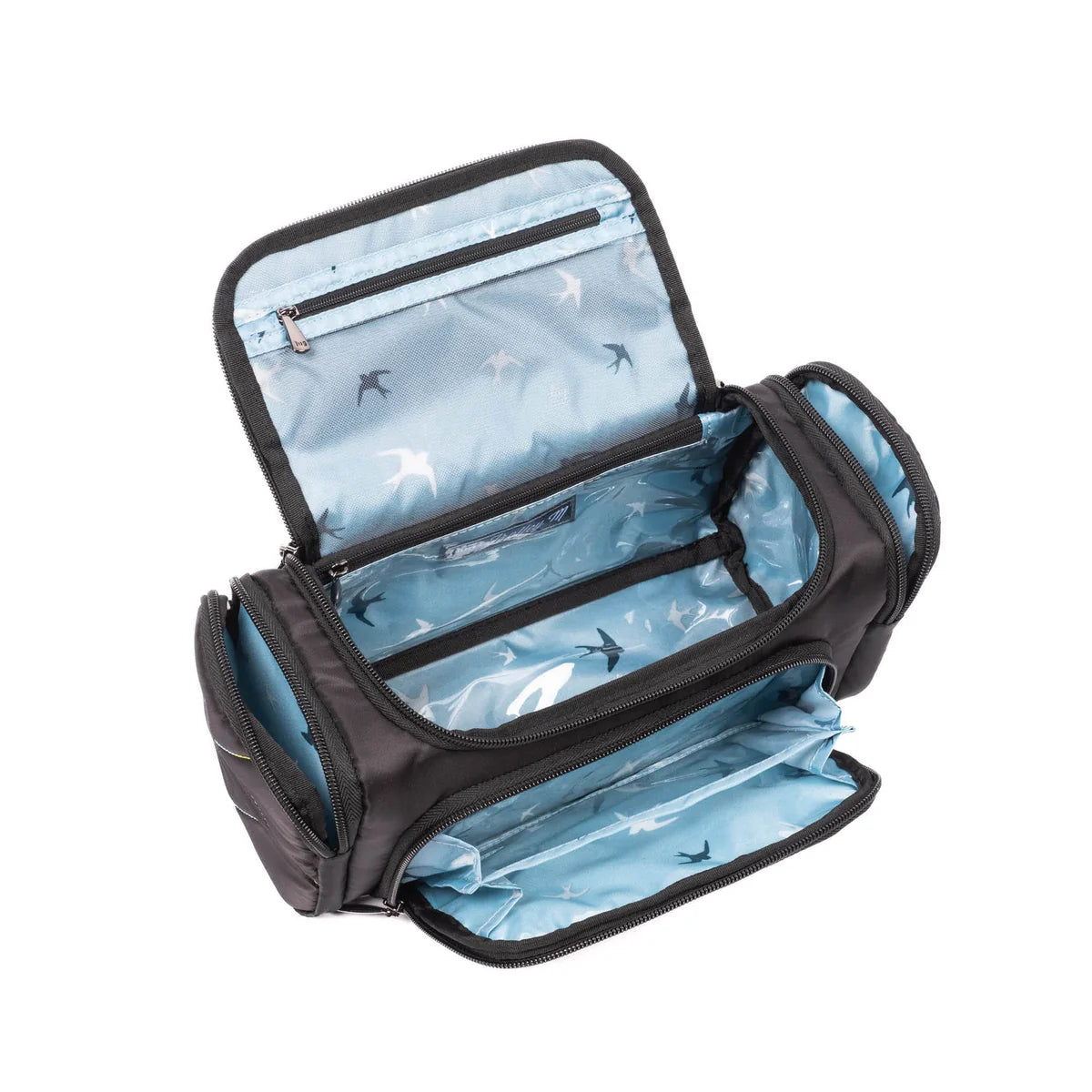 LUG Trolley Medium Cosmetic Case in Black Icepop Stitch