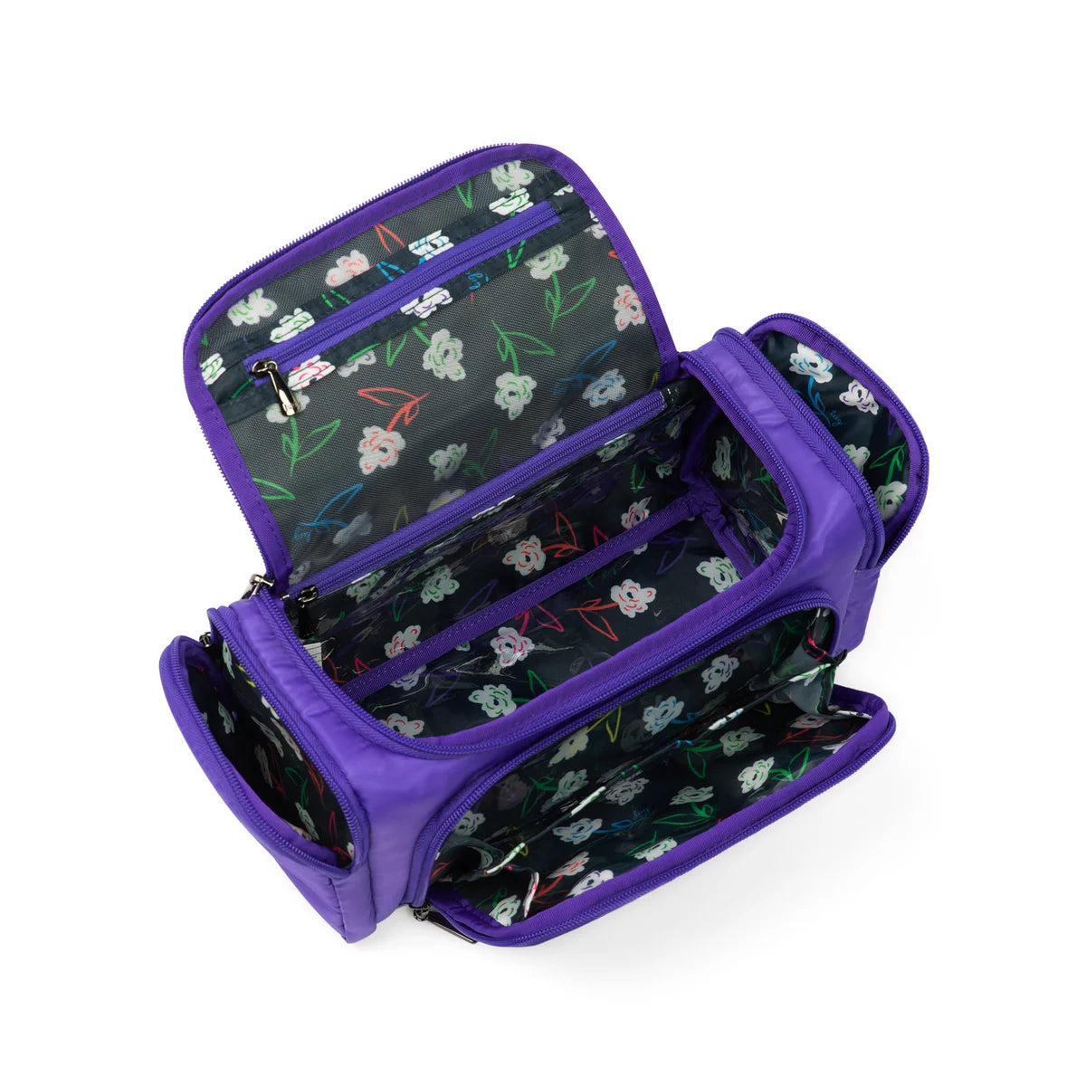 LUG Trolley Medium Cosmetic Case in Violet