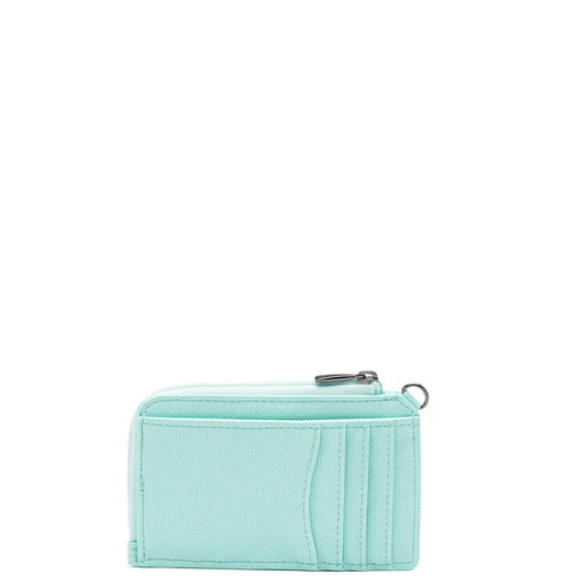 LUG Twirl Matte Luxe VL RFID Wristlet Wallet in Aquamarine Blue