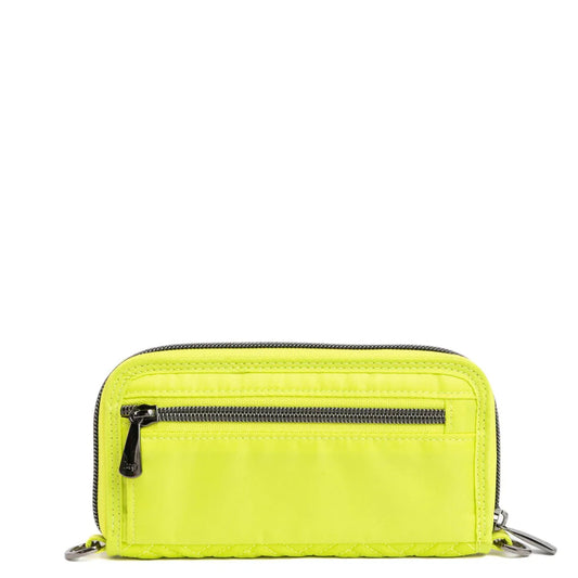 LUG Whirly RFID Wristlet Wallet in Lime