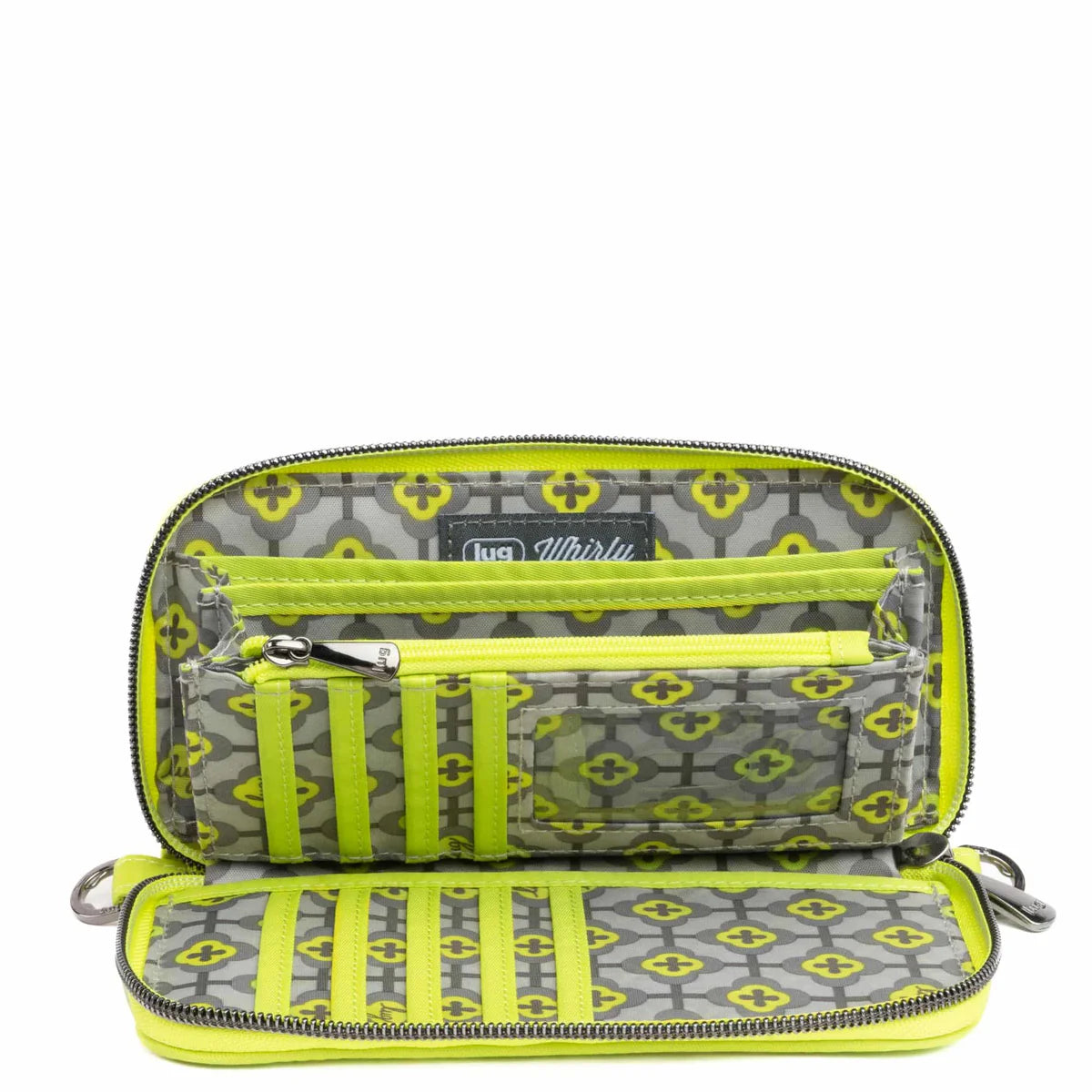 LUG Whirly RFID Wristlet Wallet in Lime