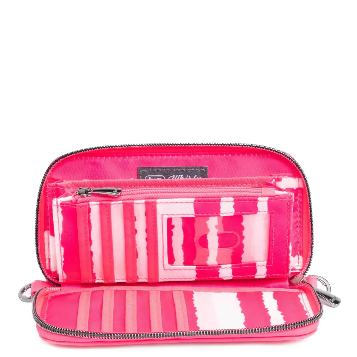 LUG Whirly RFID Wristlet Wallet in Magenta