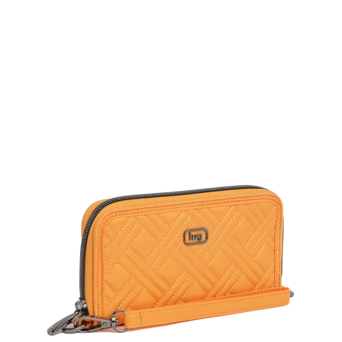 LUG Whirly RFID Wristlet Wallet in Peach