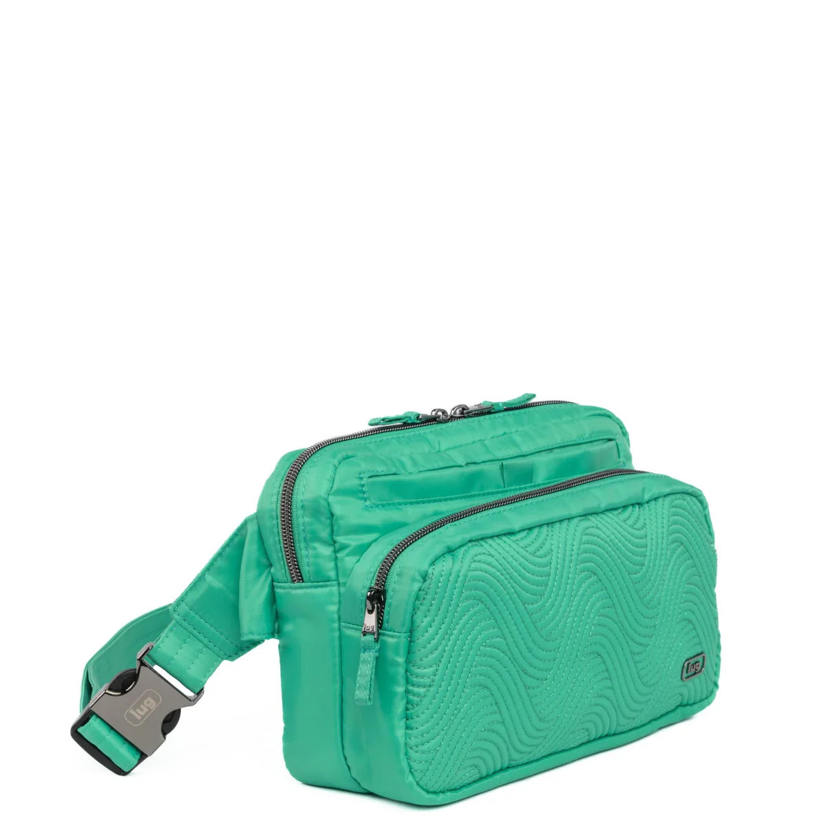 LUG Double Back Belt Bag in Oasis Teal