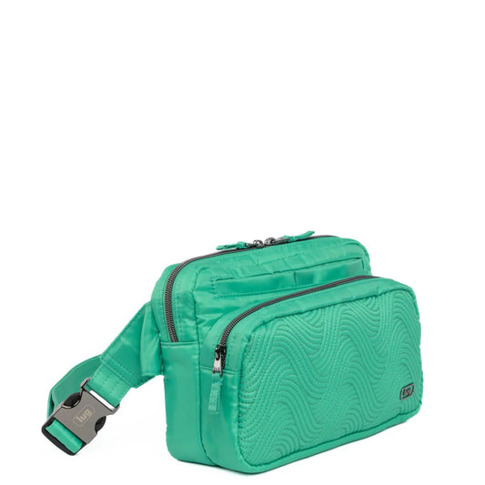 LUG Double Back Belt Bag in Oasis Teal
