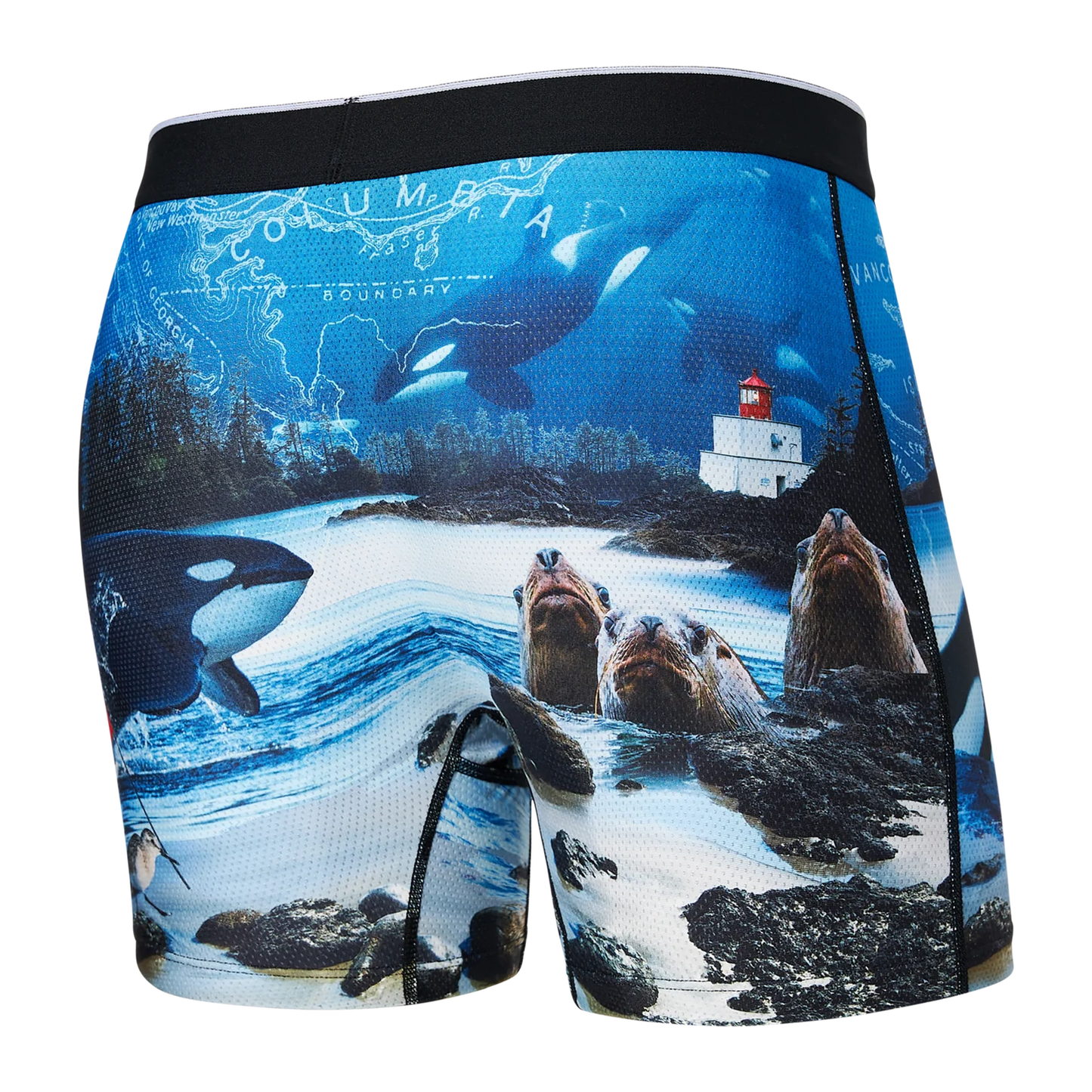 SAXX VOLT BREATHABLE MESH Boxer Brief / Vancouver Island- Multi