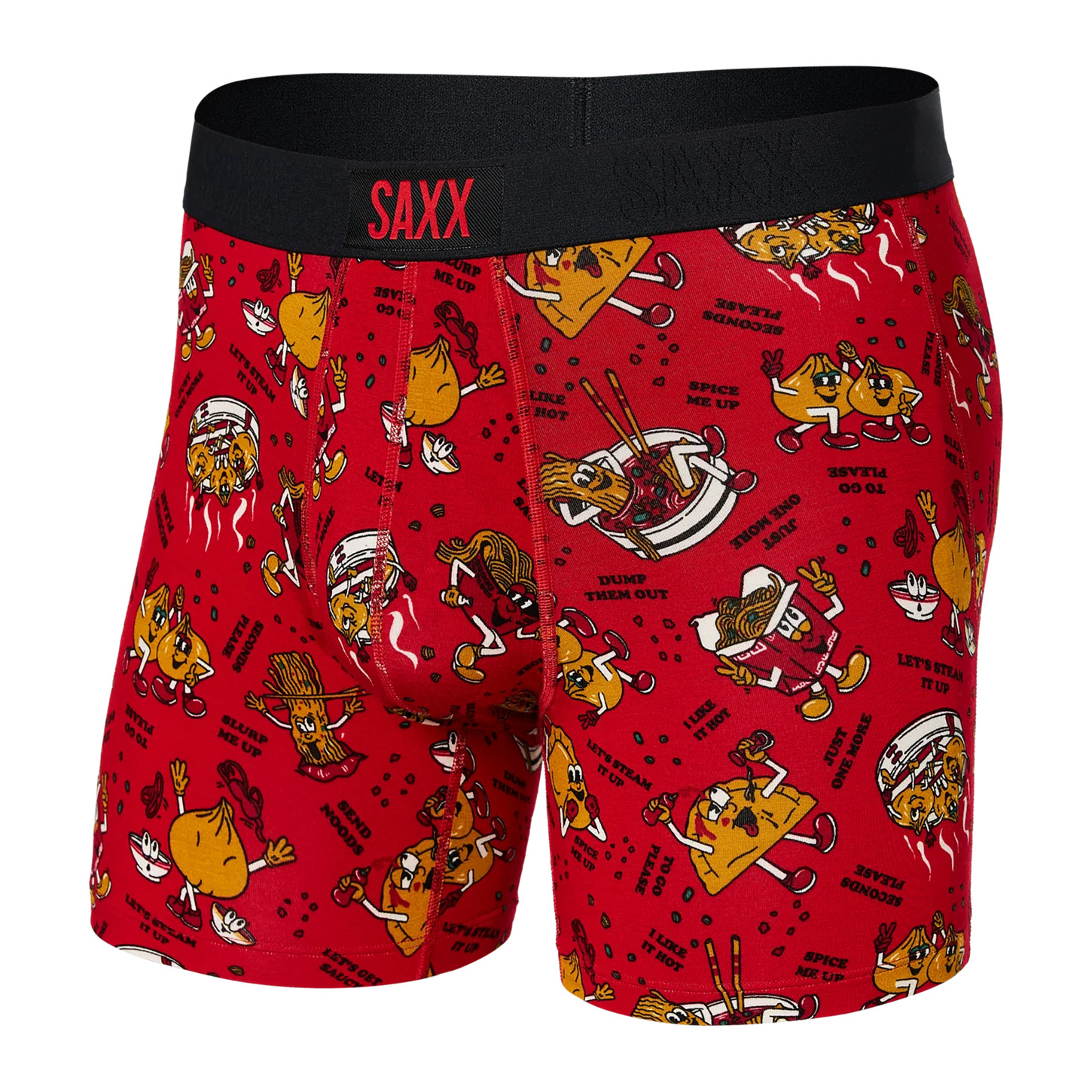 SAXX VIBE SUPER SOFT Boxer Brief / Dumps And Noods- Red – Island Girl