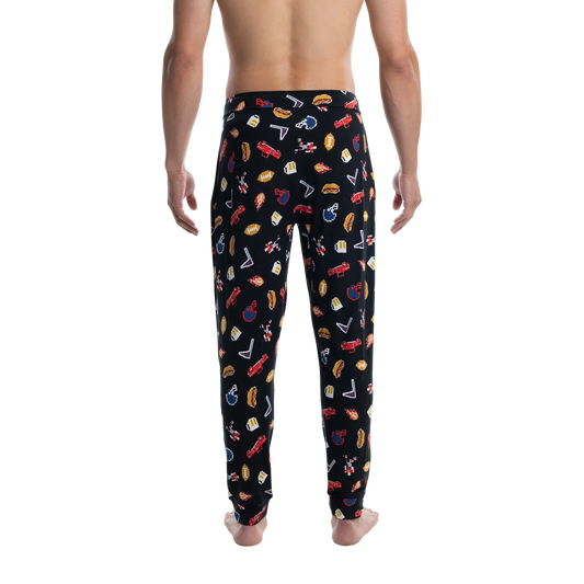 SALE SAXX SNOOZE Pants / Football Gamer- Black