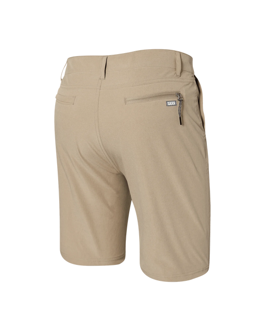 SAXX GO TO TOWN 2N1 Shorts 9" in Khaki