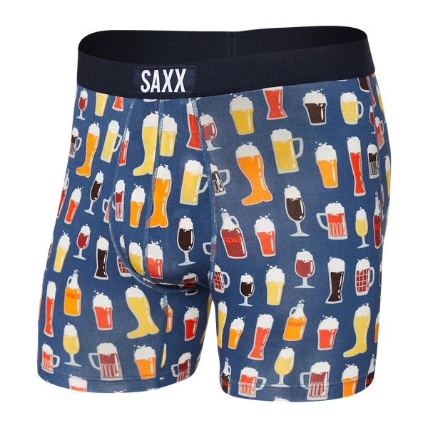 SAXX VIBE Super Soft Boxer Brief / Dk Denim Pitcher Perfect