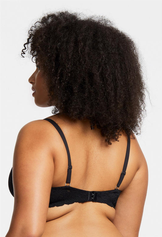 SALE MONTELLE 9312 Flirt Demi Lace Bra in Black