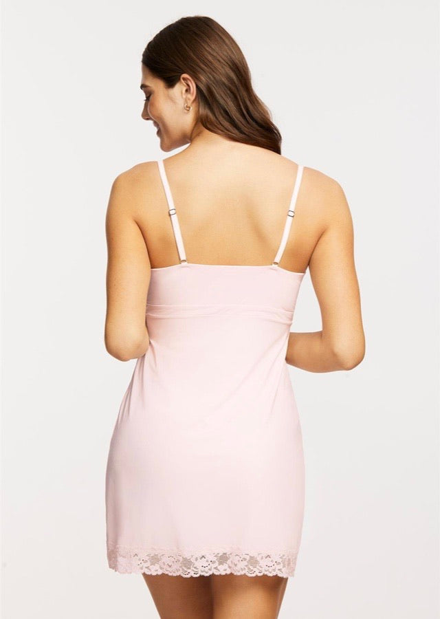 MONTELLE 9394 BUST SUPPORT CHEMISE IN BLUSH