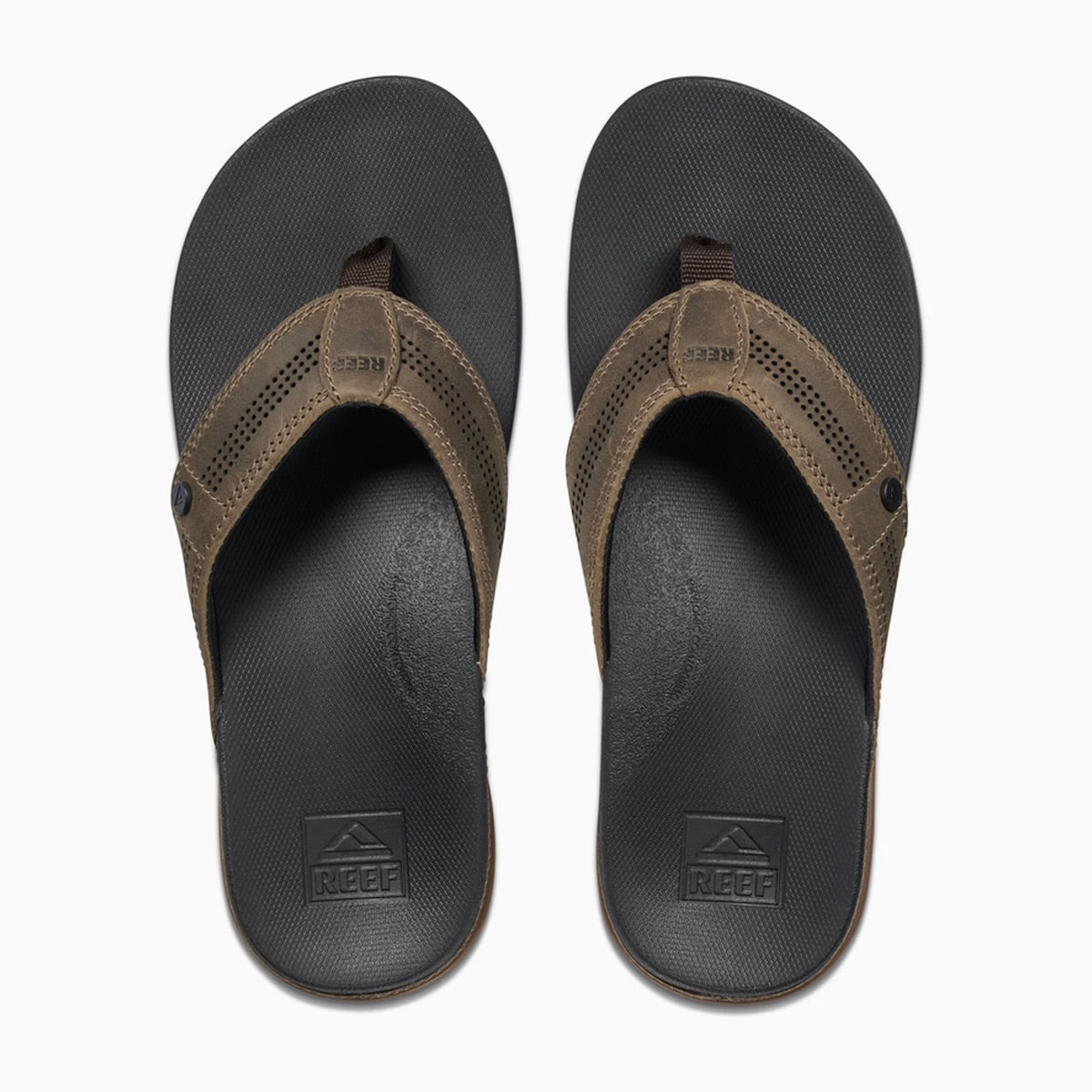 REEF MEN'S CUSHION LUX IN TAN/BLACK