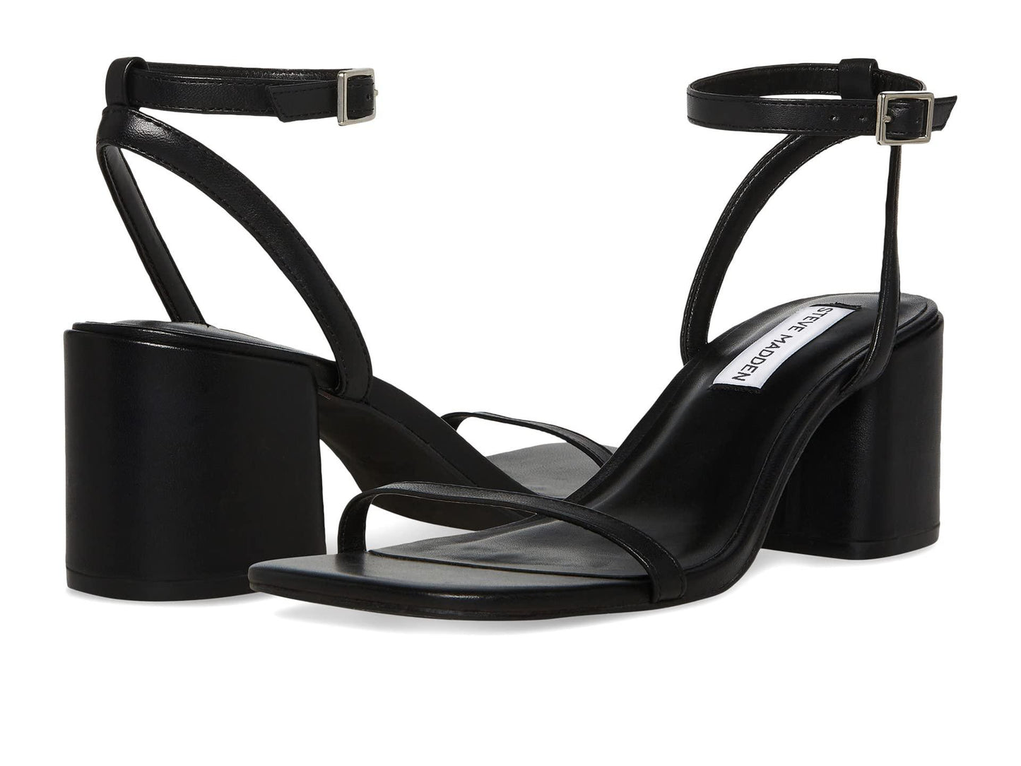 SALE STEVE MADDEN AUDRINA BLOCK HEEL IN BLACK